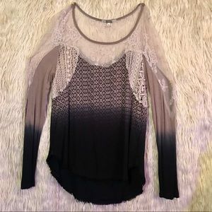 Gimmicks by BKE Dye Dipped Top